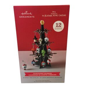 Hallmark Disney The Nightmare Before Christmas Calendar 12 Christmas Tree Orname